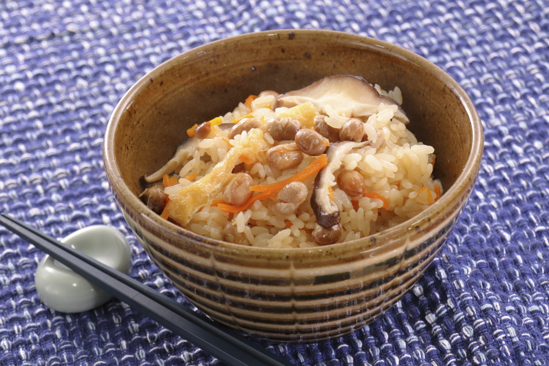 炒り豆の炊き込みご飯 サムネイル画像