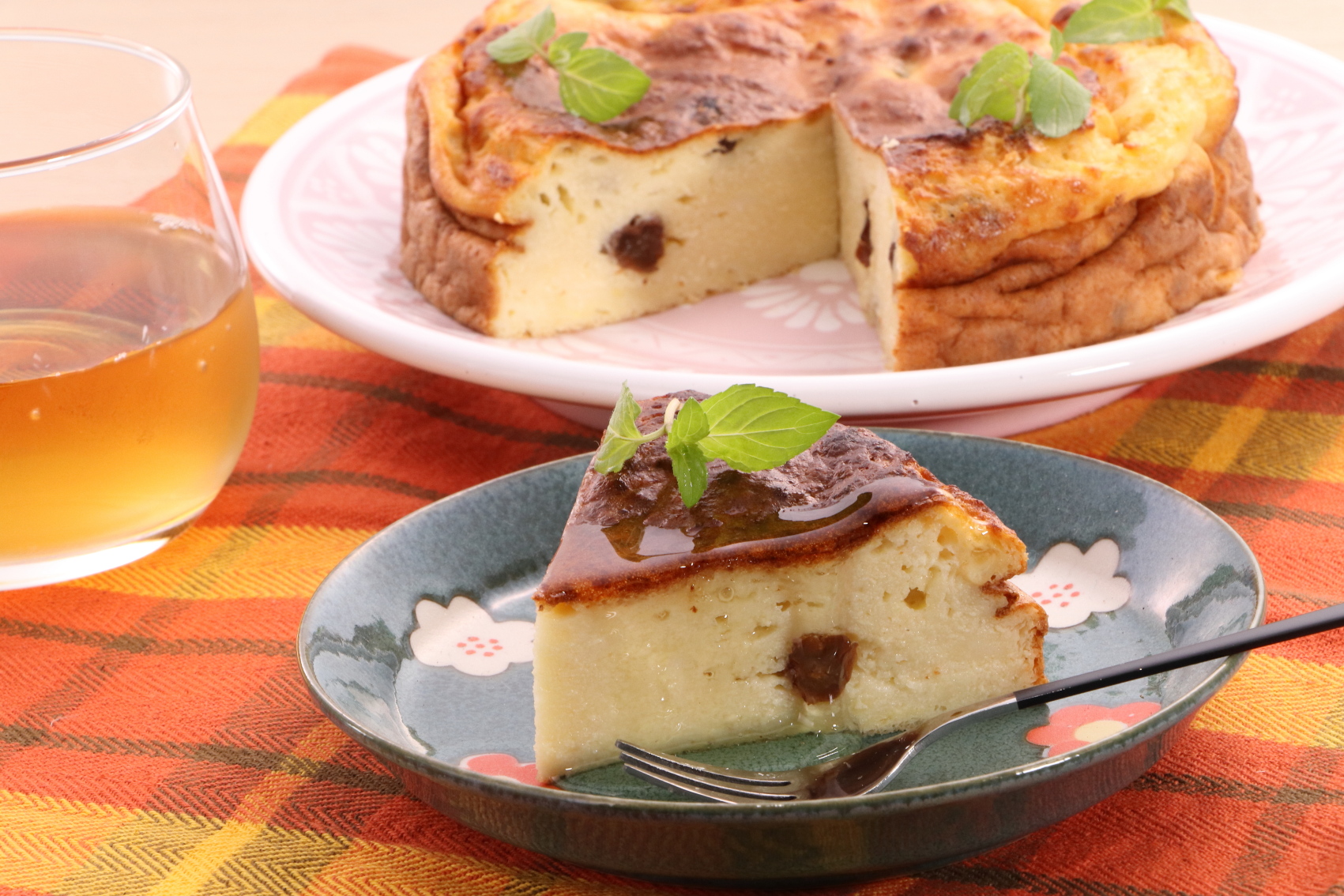豆腐とヨーグルトのベイクドチーズケーキのイメージ画像