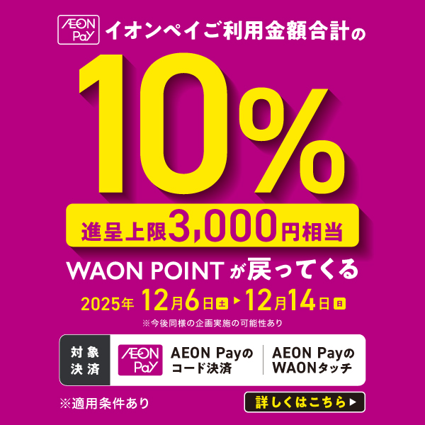 12/6～14AEON PayCP