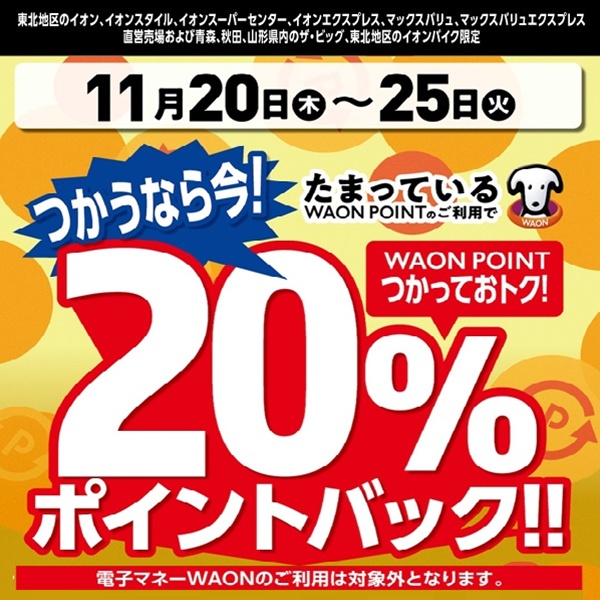 1120ポイントバック本番